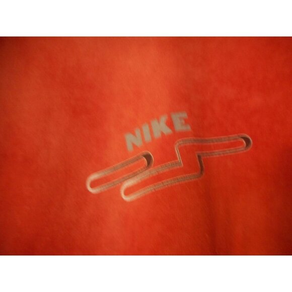 Nike Orange Custom Smiley Face Tee T-Shirt Short Sleeve cotton Unisex Sz XL - Picture 3 of 5